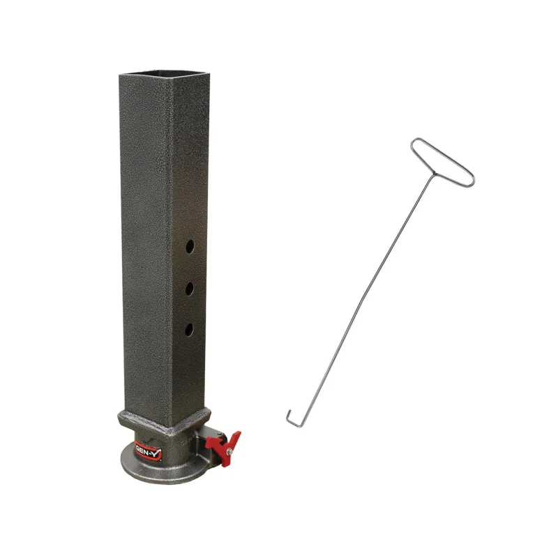 Gen-Y Viking 4in Square Tube Gooseneck Static Hitch w/SnapLatch 2-5/16in Coupler 8.5K TW 30K - Image 3