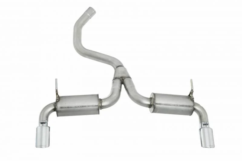 Gibson 14-20 Jeep Cherokee 3.2L 2.5in/2.25in Cat-Back Dual Split Exhaust - Stainless - Image 2