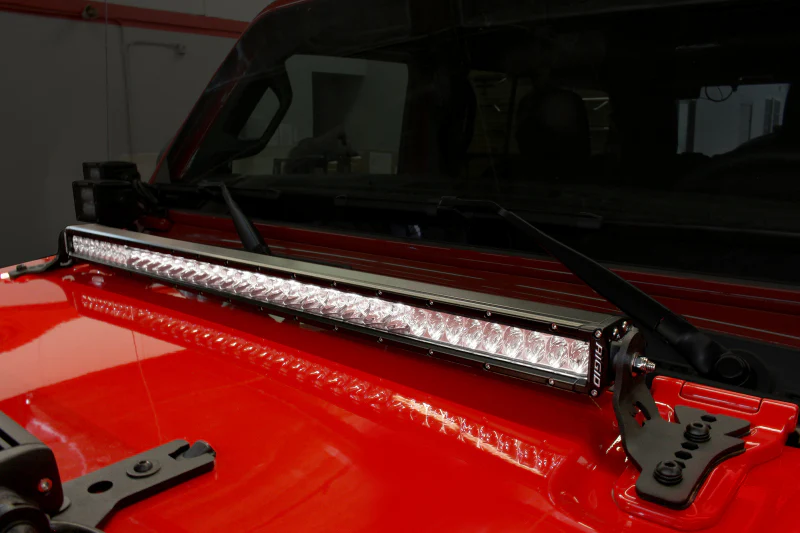 Go Rhino 18-20 Jeep Wrangler JL/JLU/Gladiator JT Light Mount - 30in Single Row - Image 2