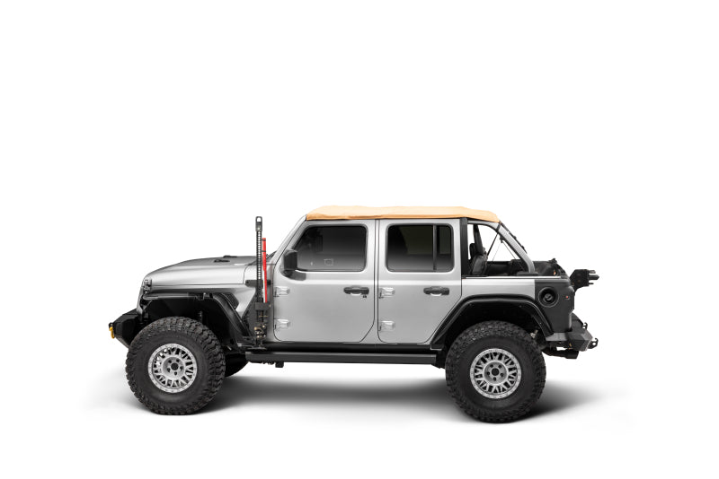 Go Rhino 18-24 Jeep Wrangler JL/JLU/JT Front Fender Jack Mount for Hi-Lift Jack - Tex. Blk - Image 4