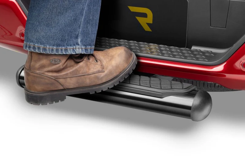 Go Rhino 4in Oval Hitch Step - Black - Image 5