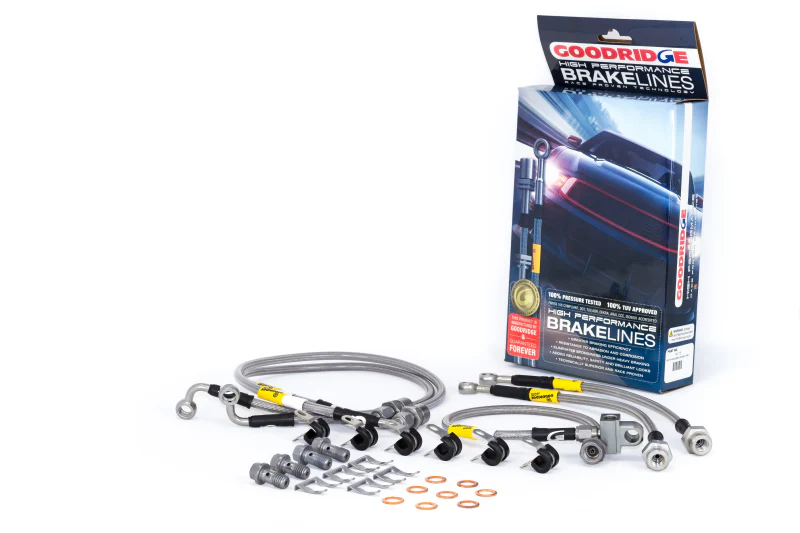 Goodridge 00-06 Chevrolet Tahoe (w/Rear Disc w/o Stabila Trak) Stainless Steel Brake Line Kit - Image 2