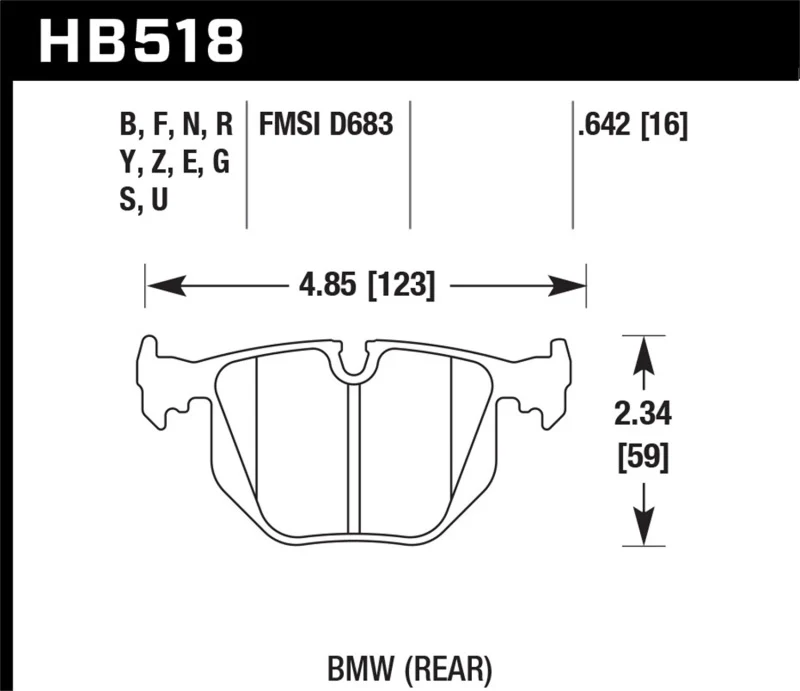 Hawk HP+ Street Brake Pads - Image 2