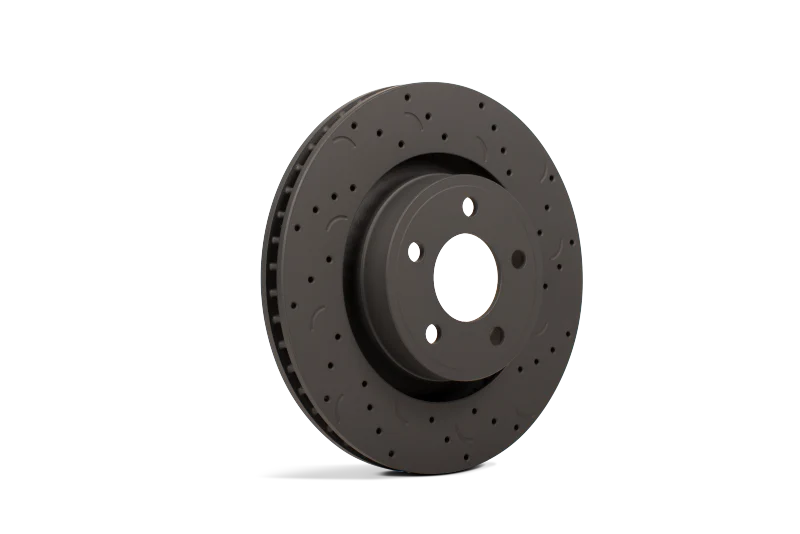 Hawk Talon 2006 Dodge Ram 1500 Extended Crew Cab Pickup Drilled and Slotted Rear Brake Rotor Set - Image 2
