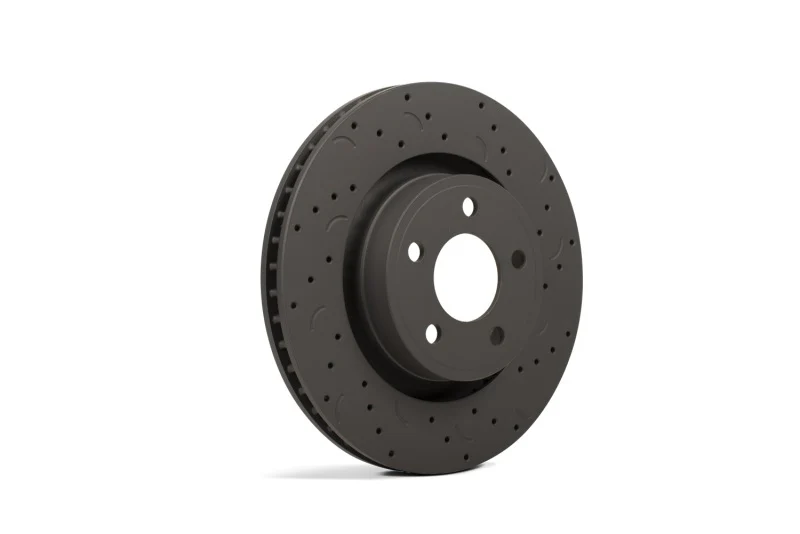 Hawk Talon 2010 Audi A3 Base Drilled and Slotted Front Brake Rotor Set - Image 3