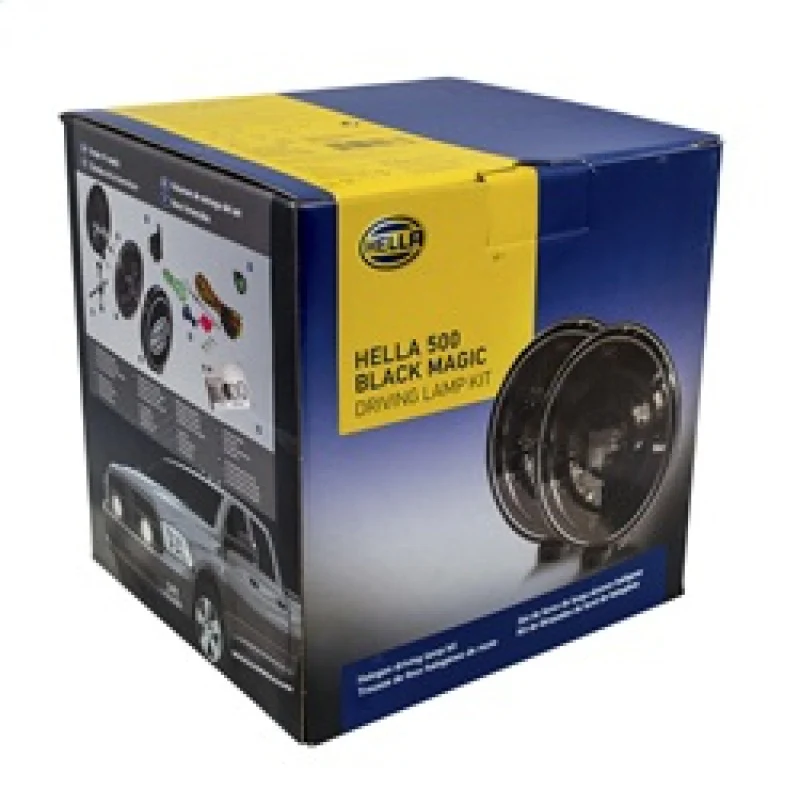 Hella 500 Series 12V Black Magic Halogen Driving Lamp Kit - Image 51