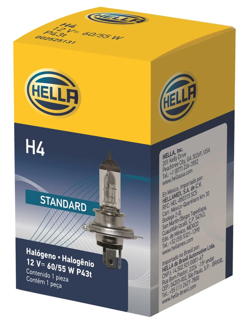 Hella Halogen H4 12V 60/55W Bulb - Image 8