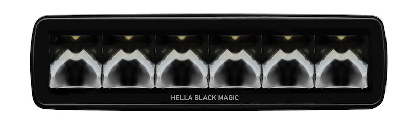 Hella Universal Black Magic 6 L.E.D. Mini Light Bar - Spot Beam - Image 6