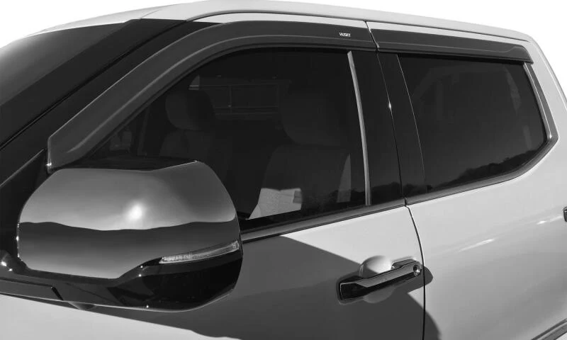 Husky Liners 09-18 Dodge RAM 1500 Quad Cab In-Channel Mount Ventvisor Low Profile (4pc) - Smoke - Image 4