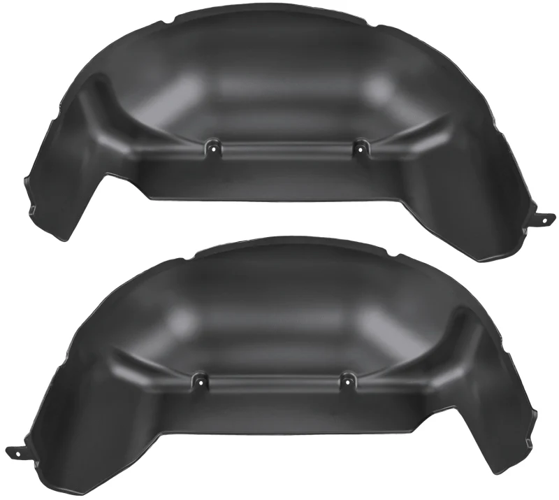 Husky Liners 11-14 Ford F-250/F-350 Super Duty Black Rear Wheel Well Guards - Image 2