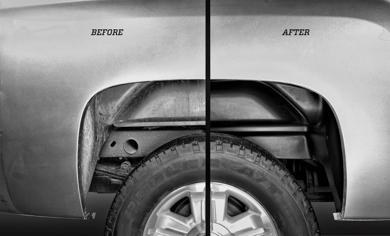 Husky Liners 14-17 GMC Sierra Black Rear Wheel Well Guards - Image 3
