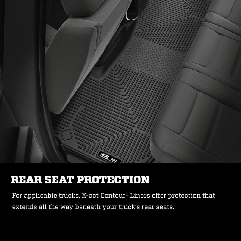 Husky Liners 19-23 RAM 2500/3500 Mega Cab X-ACT 2nd Seat Floor Liner Full Coverage - Black - Image 6