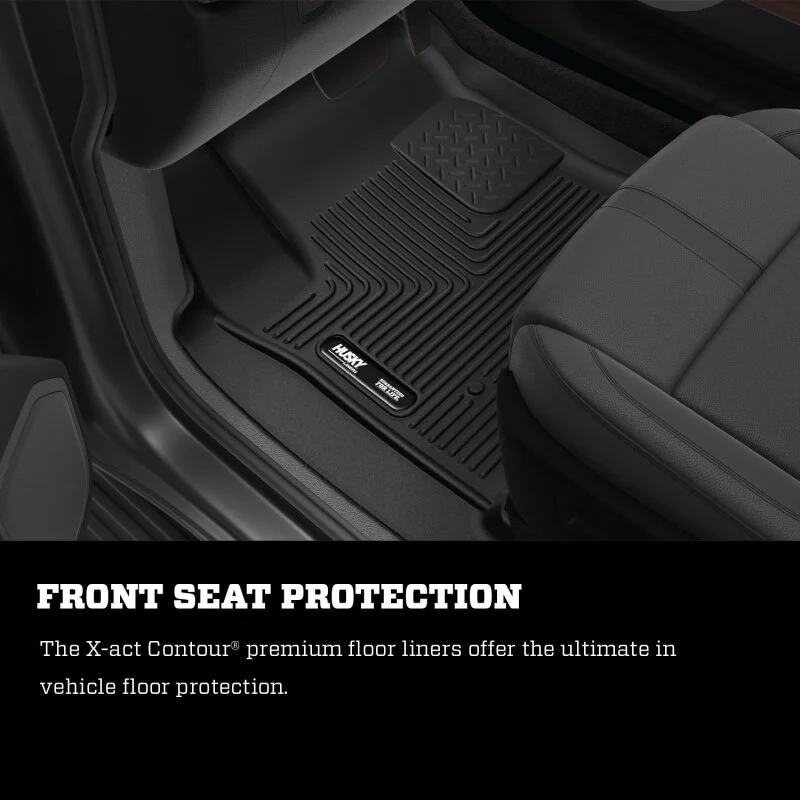 Husky Liners 19-24 Jeep Wrangler JL/JLU X-Act Contour Black Front Floor Liners - Image 6