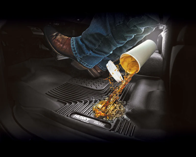 Husky Liners 19-24 JLU Jeep Wrangler 4 Door X-Act Contour Black Floor Liners (2nd Seat) - Image 2