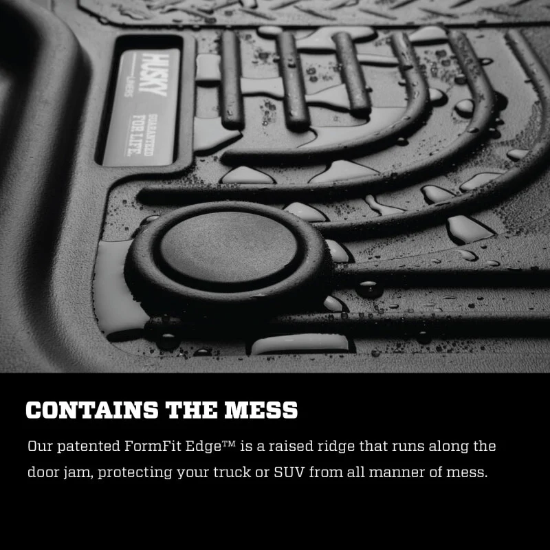 Husky Liners 2012.5 Ford SD Crew Cab WeatherBeater Combo Black Floor Liners (w/o Manual Trans Case) - Image 9