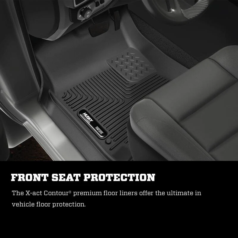 Husky Liners 2019 RAM 1500 Crew Cab/Quad Cab X-Act Contour Black Front Floor Liners - Image 7