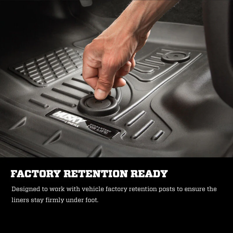 Husky Liners 2020 Ford Explorer Weatherbeater Black Front & 2nd Seat Floor Liners - Image 10