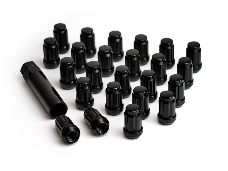 ICON Alloys Lug Nut Kit Black - 14x1.5 - 24 Lug Nuts w/ Key - Image 2