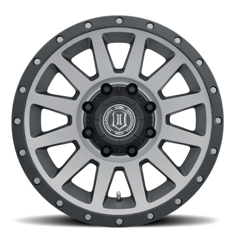 ICON Compression HD 18x9 8x170 6mm Offset 5.25in BS Titanium Wheel - Image 2