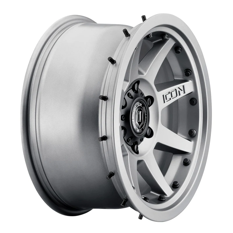 ICON Rebound Pro 17x8.5 5x5 -6mm Offset 4.5in BS 71.5mm Bore Titanium Wheel - Image 15
