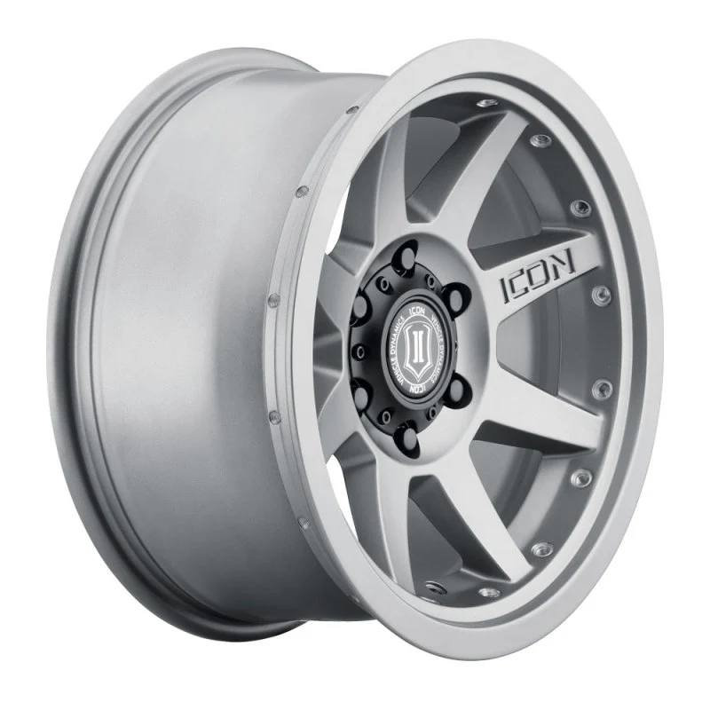 ICON Rebound Pro 17x8.5 5x5 -6mm Offset 4.5in BS 71.5mm Bore Titanium Wheel - Image 8
