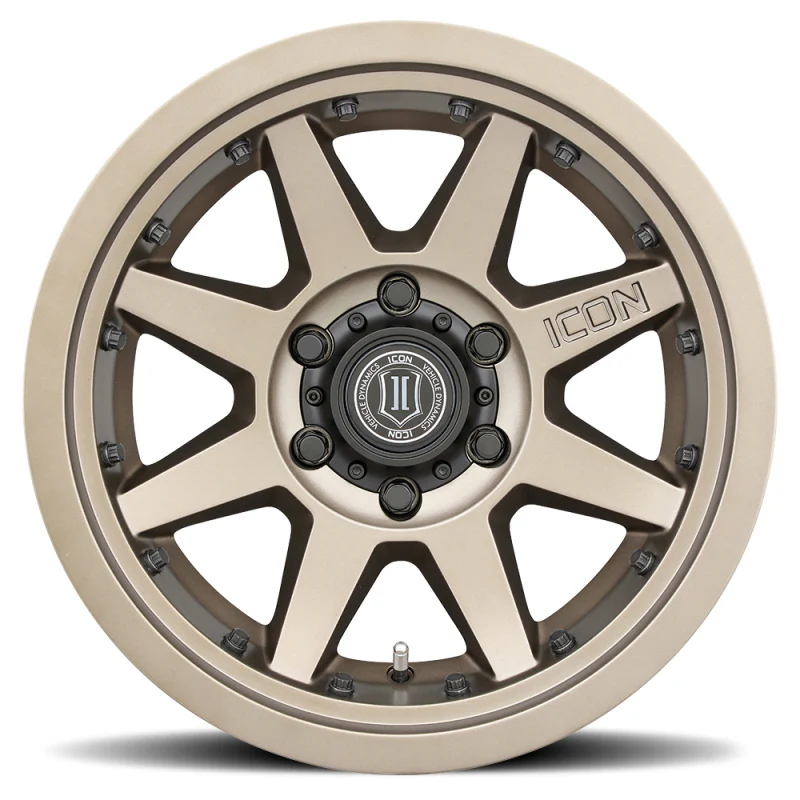 ICON Rebound Pro 17x8.5 6x5.5 0mm Offset 4.75in BS 106.1mm Bore Bronze Wheel - Image 6