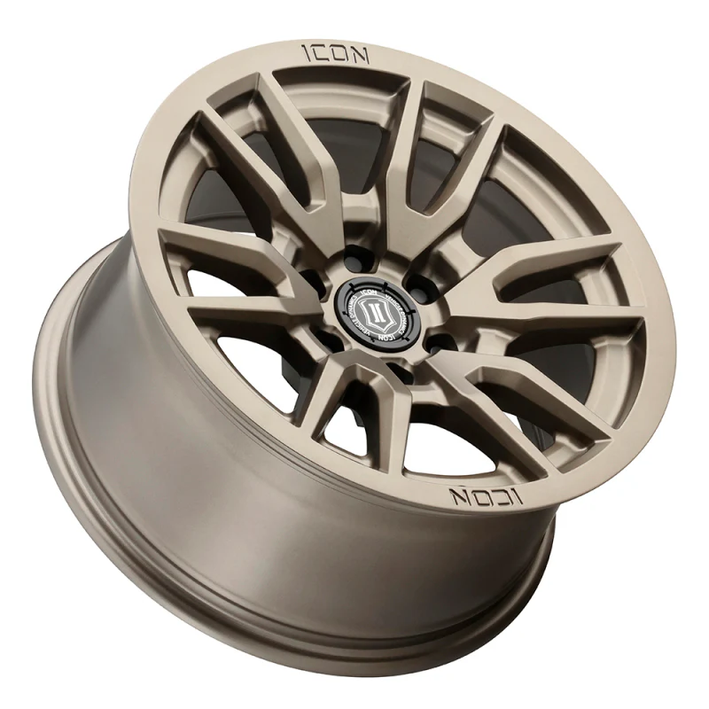 ICON Vector 6 17x8.5 6x5.5 0mm Offset 4.75in BS 106.1mm Bore Bronze Wheel - Image 3