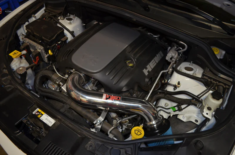 Injen 11-17 Dodge Durango R/T 5.7L V8 Polished Power-Flow Air Intake System - Image 8
