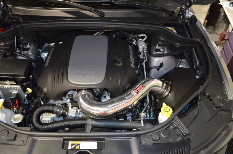 Injen 14-20 Dodge Durango R/T 5.7L V8 Polished Power-Flow Air Intake System - Image 4
