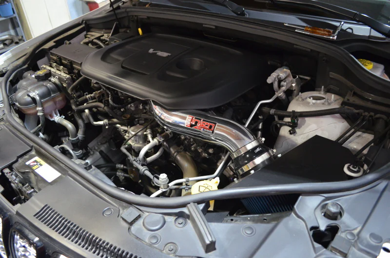 Injen 16-20 Dodge Durango / Jeep Grand Cherokee 3.6L V6 Polished PF Short Ram Cold Air Intake - Image 4