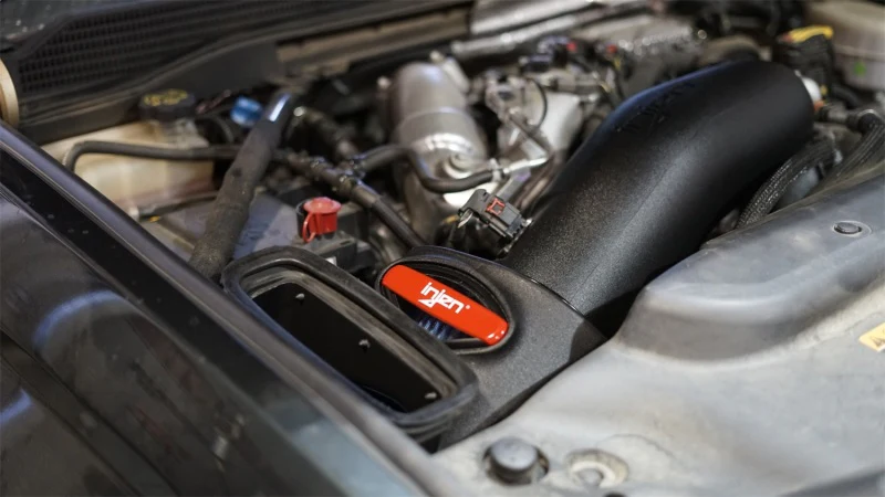 Injen 17-19 Chevy Silverado 2500/3500 Duramax L5P 6.6L Evolution Cold Air Intake (Oiled Filter) - Image 9