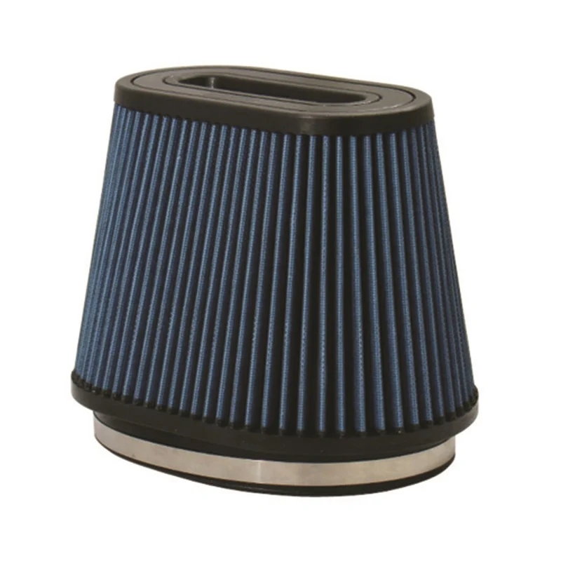 Injen AMSOIL Ea Nanofiber Dry Air Filter - 8 1/2 Oval Filter 9 1/2 Base / 6 1/4 Tall / 8 Top - Image 4