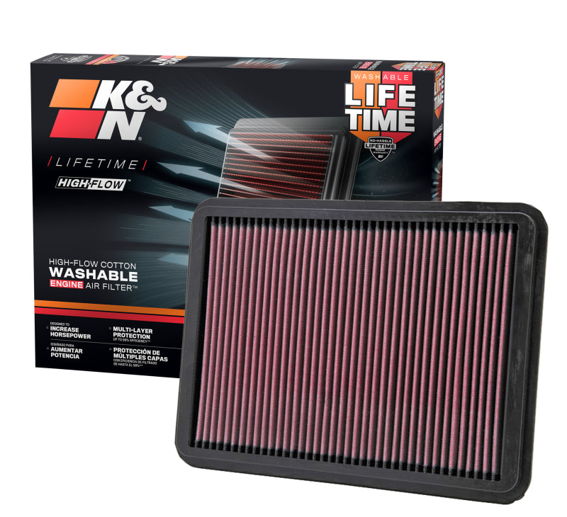 K&N 04-09 Lexus GX470 4.7L / 02-08 Toyota 4Runner / 01-07 Sequoia / 00-06 Tundra Drop In Air Filter - Image 17
