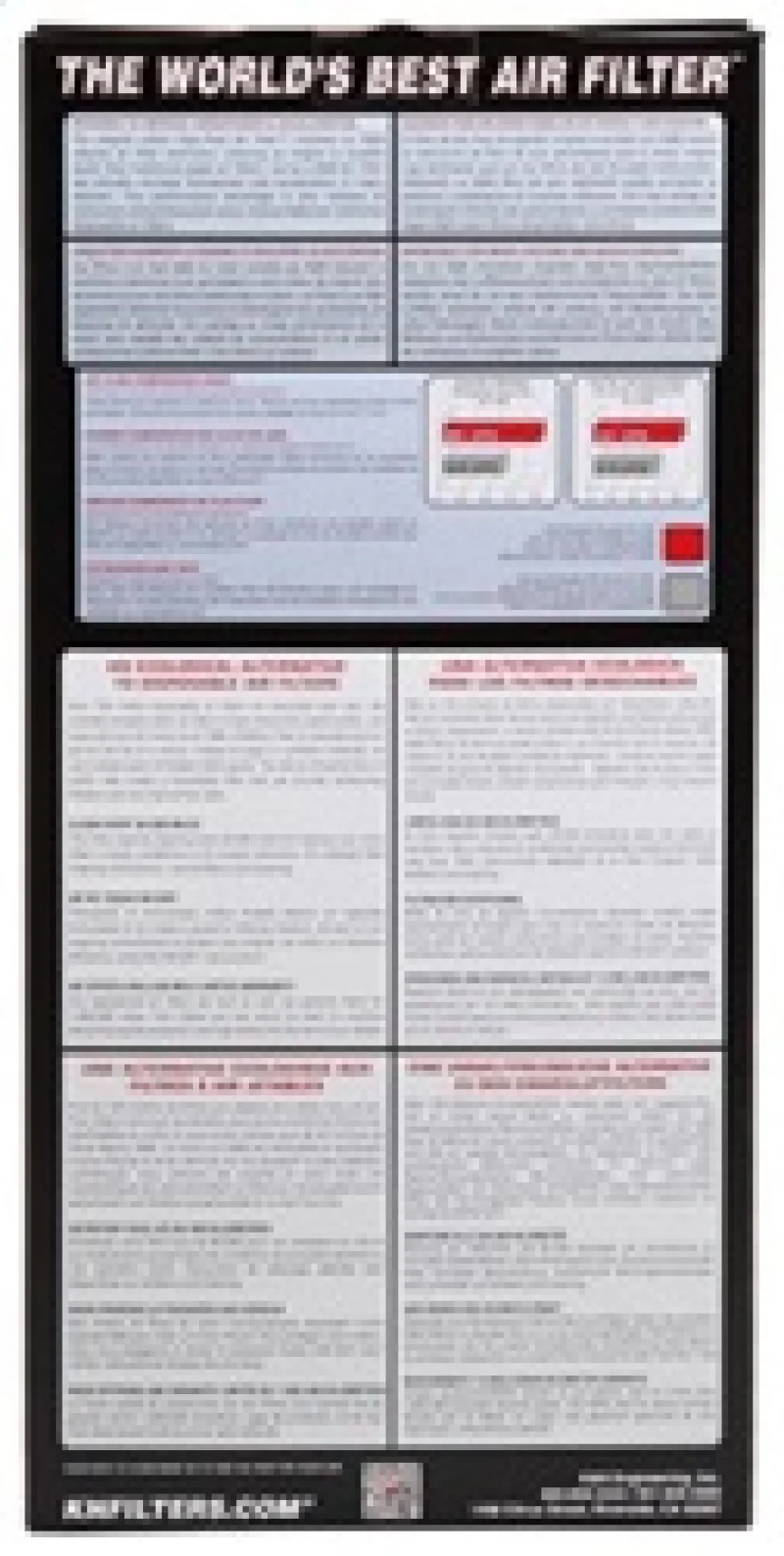 K&N 06-09 L.R. Range Rover / 02-10 VW Touareg / 02-09 Porsche Cayenne Drop In Air Filter - Image 15