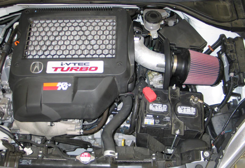 K&N 07-08 Acura RDX L4-2.3L Silver Typhoon Short Ram Intake - Image 2