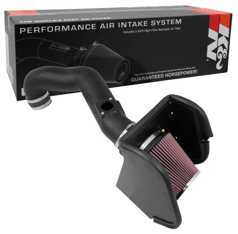 K&N 16-17 Nissan Titan XD V8-5.0L DSL 63 Series AirCharger Performance Intake - Image 12