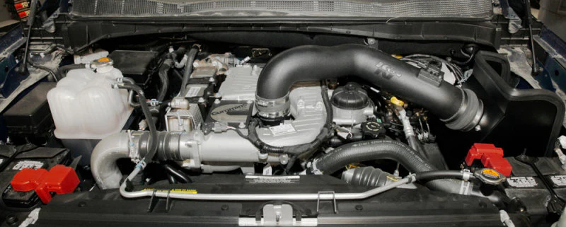 K&N 16-17 Nissan Titan XD V8-5.0L DSL 63 Series AirCharger Performance Intake - Image 3