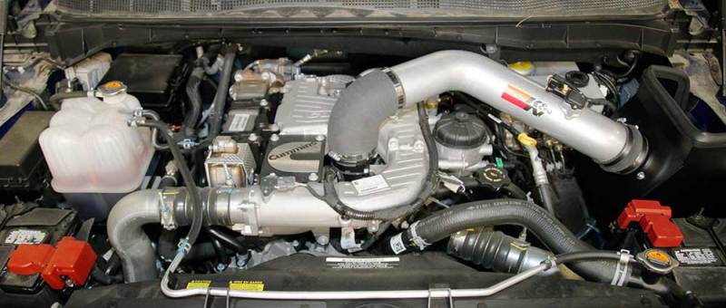 K&N 16-17 Nissan Titan XD V8-5.0L Performance Air Intake Kit - Metal - Image 3