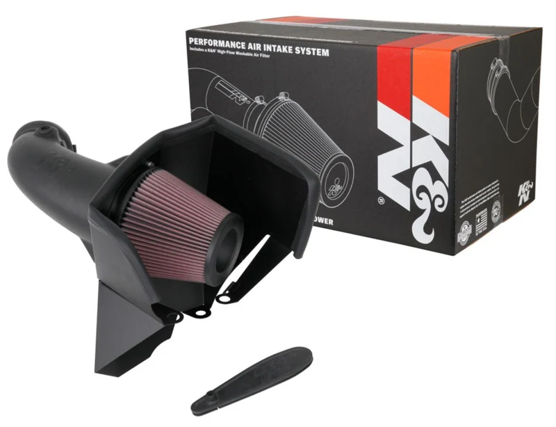 K&N 18-19 Jeep Grand Cherokee Trackhawk V8-6.2L F/I AirCharger Performance Intake - Image 13