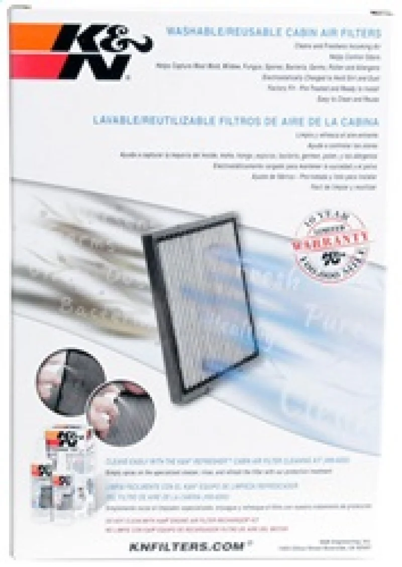 K&N 18 Ford Taurus 3.5L Cabin Air Filter - Image 6