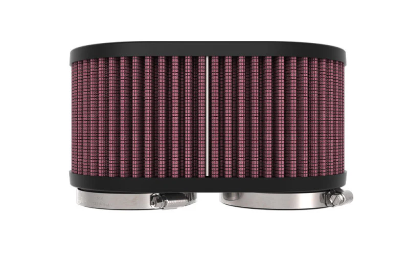 K&N 2-1/8in DUAL FLG 6-1/4 X 4inOD 3inH Universal Clamp-On Air Filter - Image 4
