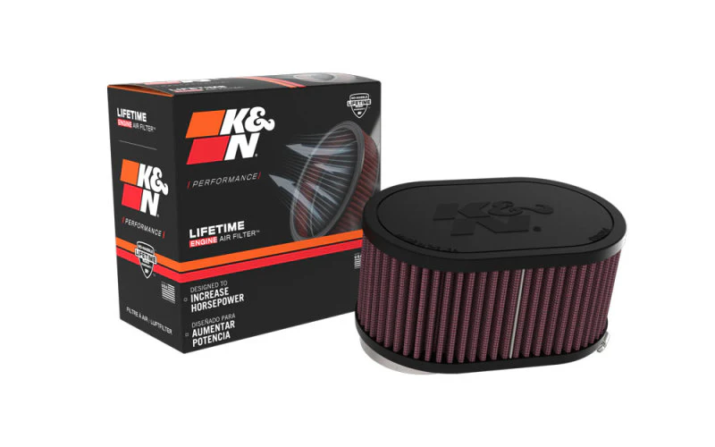 K&N 2-1/8in DUAL FLG 6-1/4 X 4inOD 3inH Universal Clamp-On Air Filter - Image 5