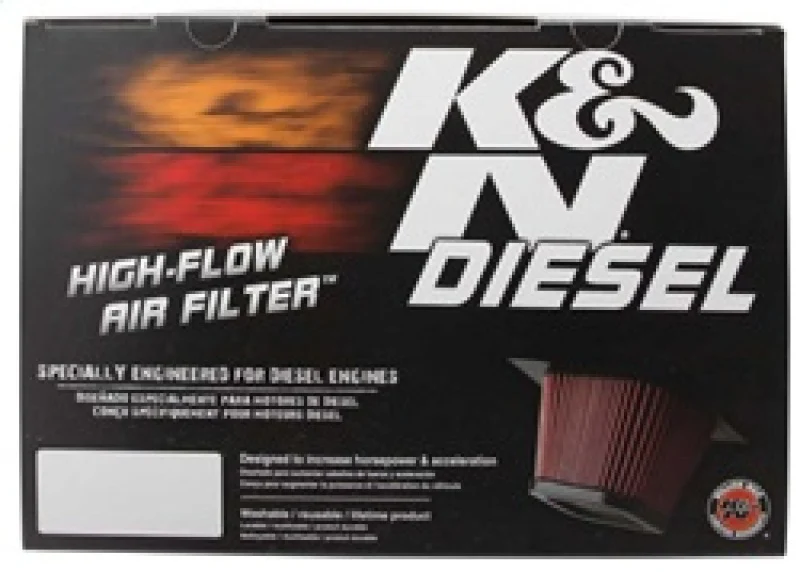 K&N 2017 Ford F250 Super Duty V8-6.7L DSL Replacement Drop In Air Filter - Image 13
