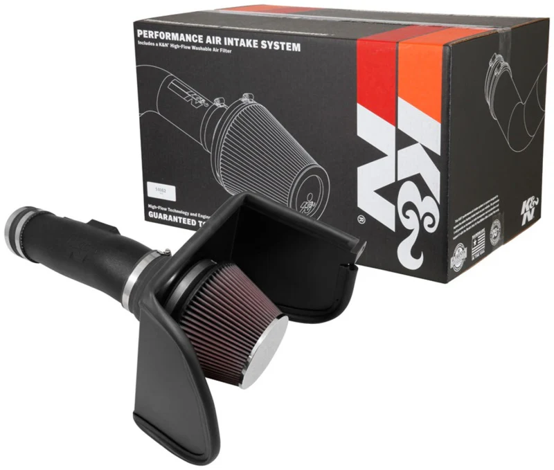 K&N 2017 Nissan Titan V8-5.6L F/I AirCharger Performance Intake - Image 9