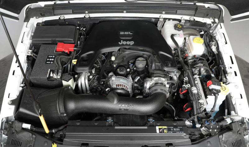 K&N 2018 Jeep Wrangler JL V6-3.6L F/I AirCharger Performance Intake - Image 6