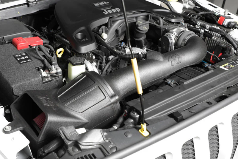 K&N 2018 Jeep Wrangler JL V6-3.6L F/I AirCharger Performance Intake - Image 7