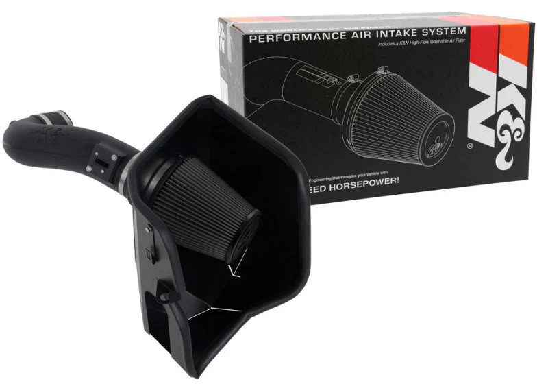 K&N 2019+ Chevrolet Silverado 1500 V8 6.2L Performance Air Intake System - Image 7