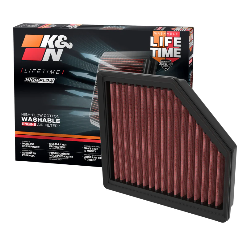 K&N 21-22 Nissan Qashqai III 1.3L L4 F/I Replacement Air Filter - Image 4