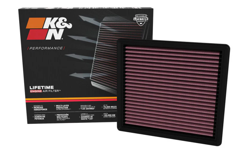 K&N 21-23 Jeep Wrangler 6.4L V8 Replacement Air Filter - Image 4