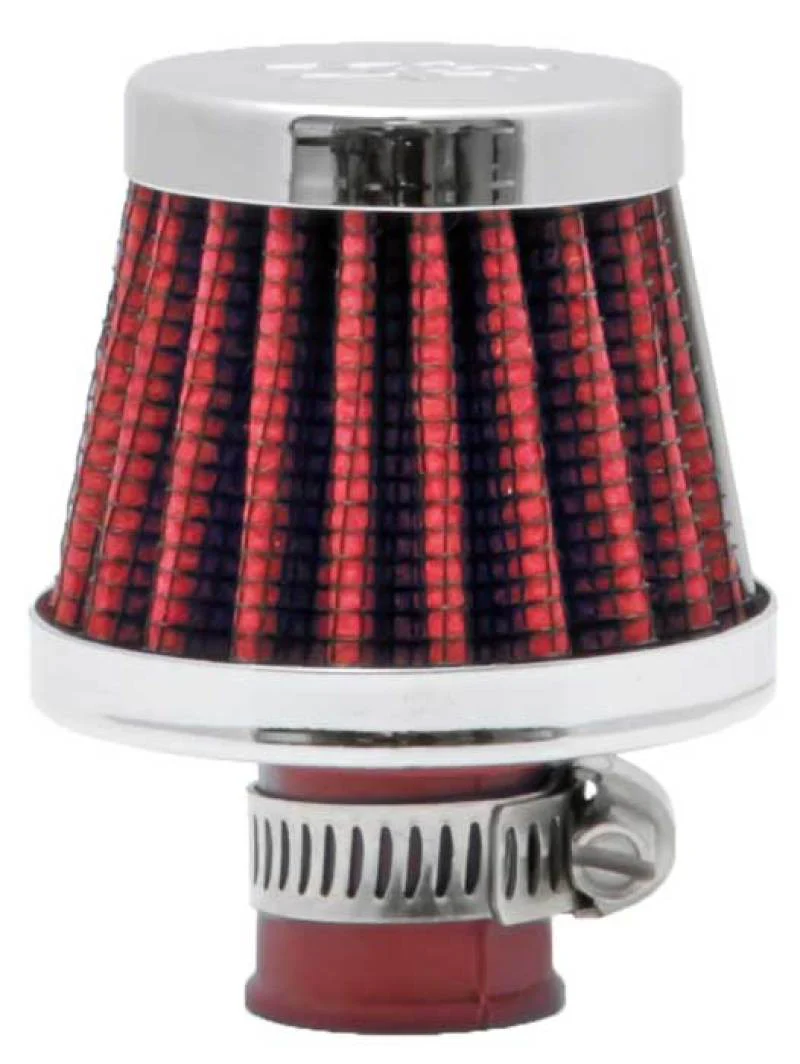 K&N 2in Base OD x .375in Flange ID x 1.75in H Rubber Base Crankcase Vent Filter - Image 10